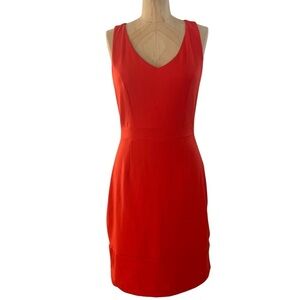 Cynthia Rowley Womens Red Sleeveless Racer Back Knee Length Dress Size Small